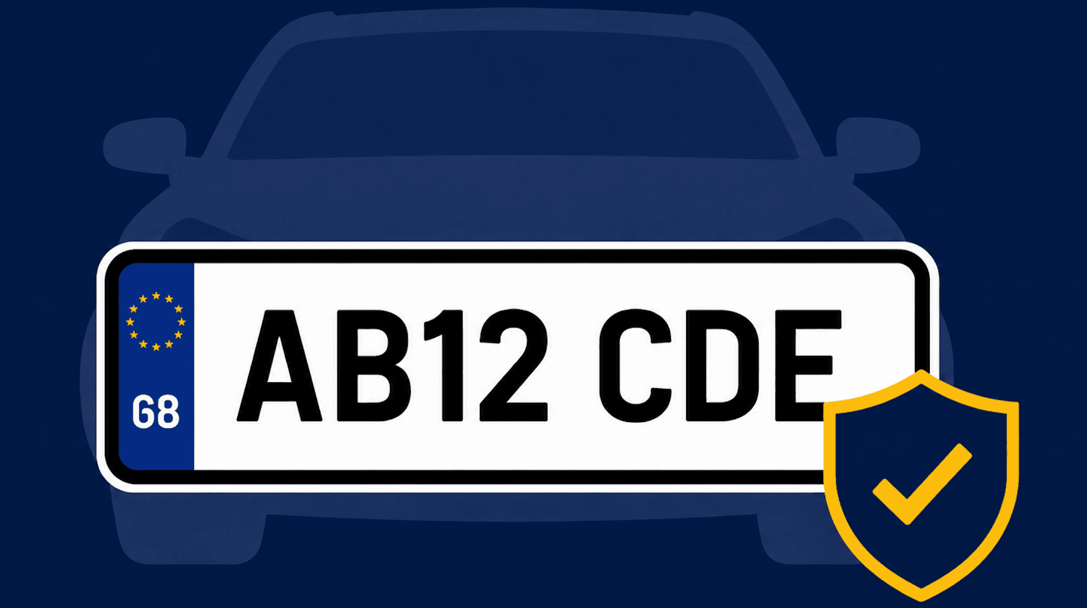 Vehicle registration plate verification